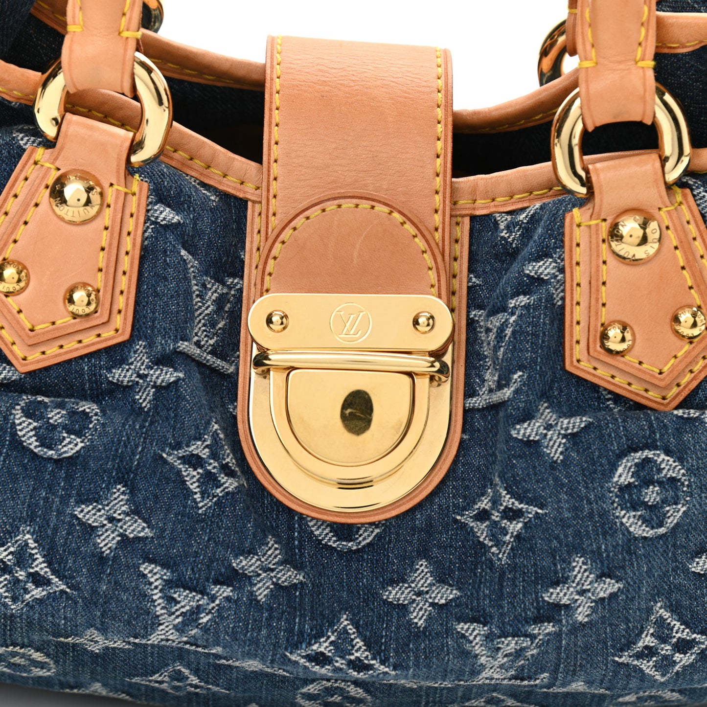 Monogram Denim Pleaty Blue