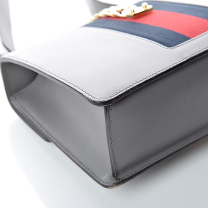 Gucci Calfskin Small Sylvie Shoulder Bag Deep Grey 20 of 30