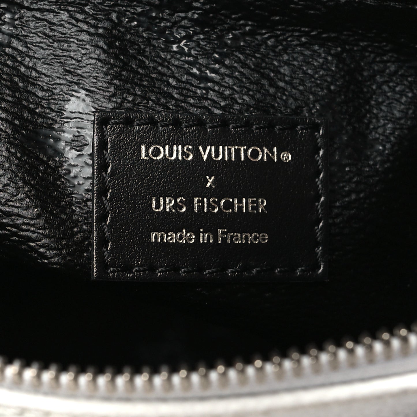 X UF Tufted Monogram Speedy Bandouliere 25 White Black