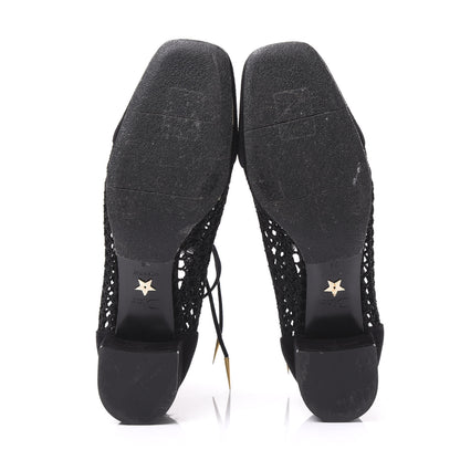 Christian Dior Suede Resille Naughtily-D 30mm Ankle Boots 38 Black 5 of 9