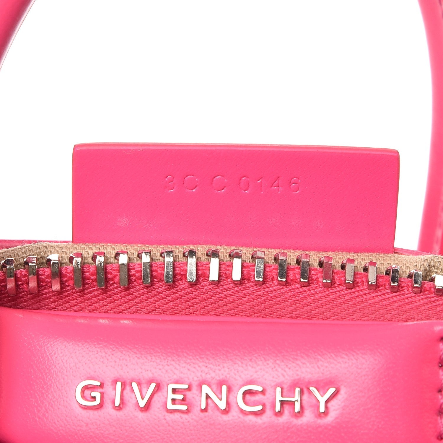 Givenchy Shiny Lord Calfskin Mini Antigona Shocking Pink 7 of 8