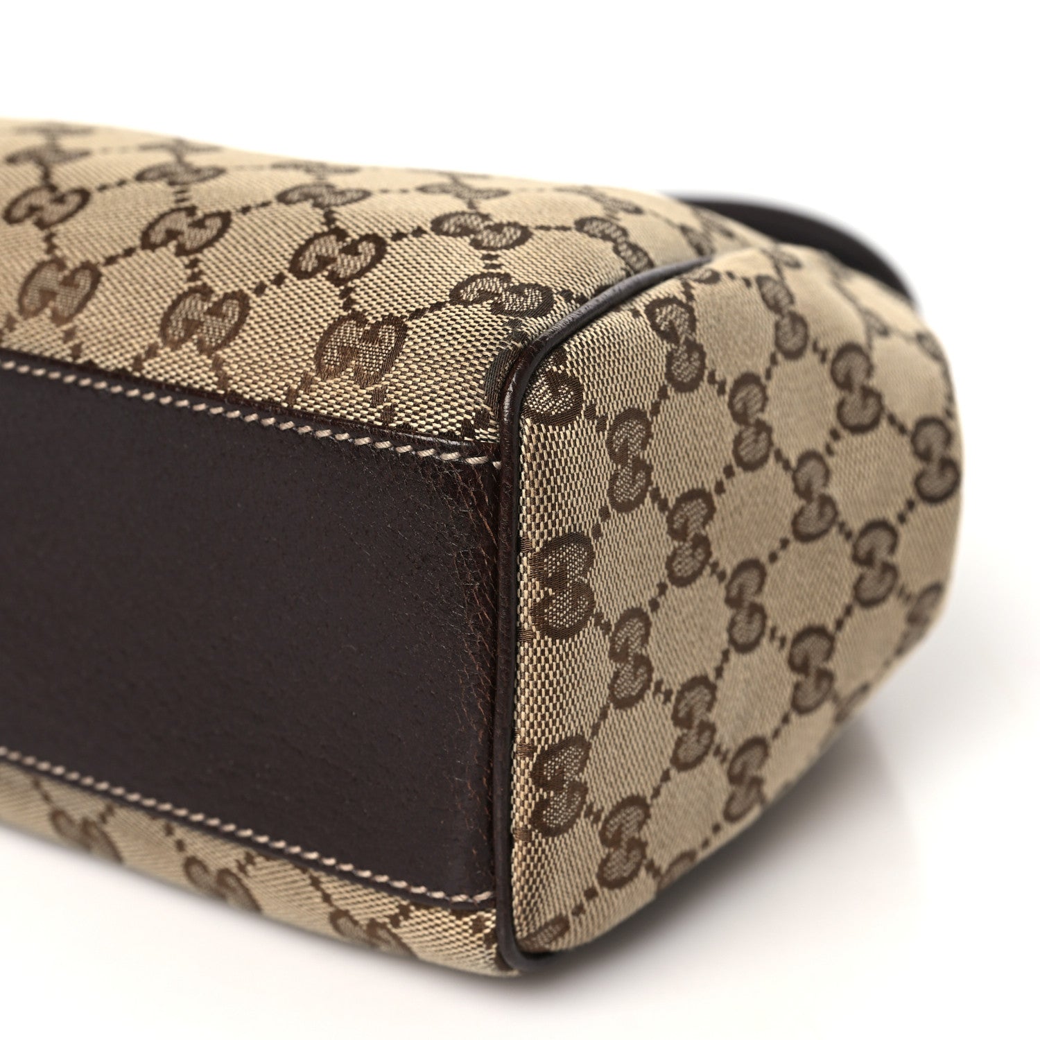 Gucci Monogram Medium Charmy Shoulder Bag Dark Brown 10 of 10