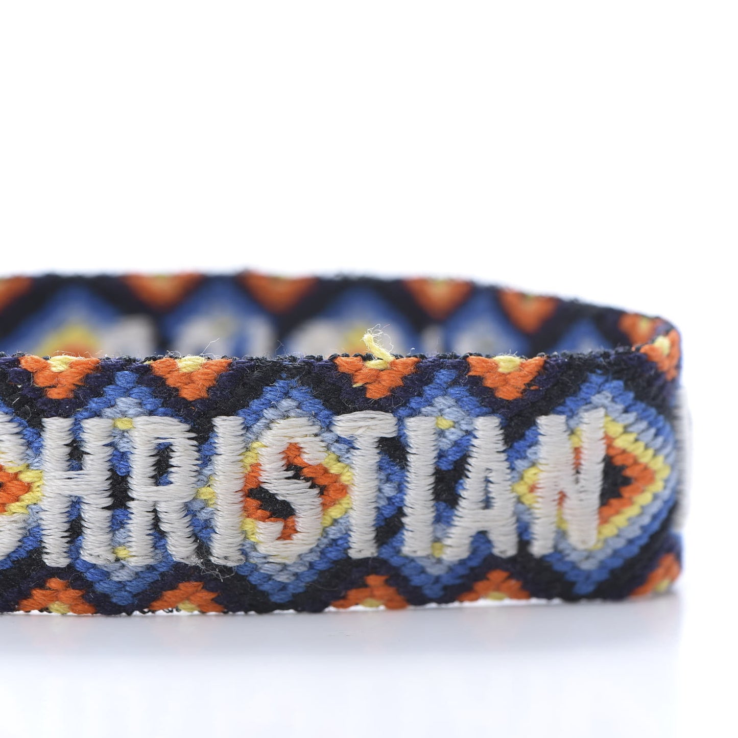 Woven Cotton J'Adior Friendship Bracelet Set White Multicolor