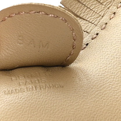 Hermes Milo Lambskin Grigri Rodeo Horse Bag Charm PM Beige Marfa 3 of 4