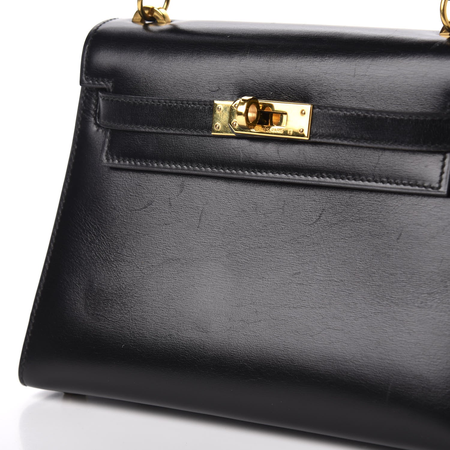 Hermes Box Mini Kelly Sellier 20 Black 13 of 14