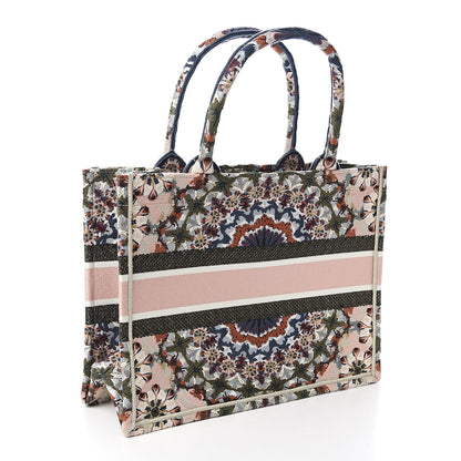 Christian Dior Canvas KaleiDioroscopic Embroidered Medium Book Tote Multicolor 2 of 9