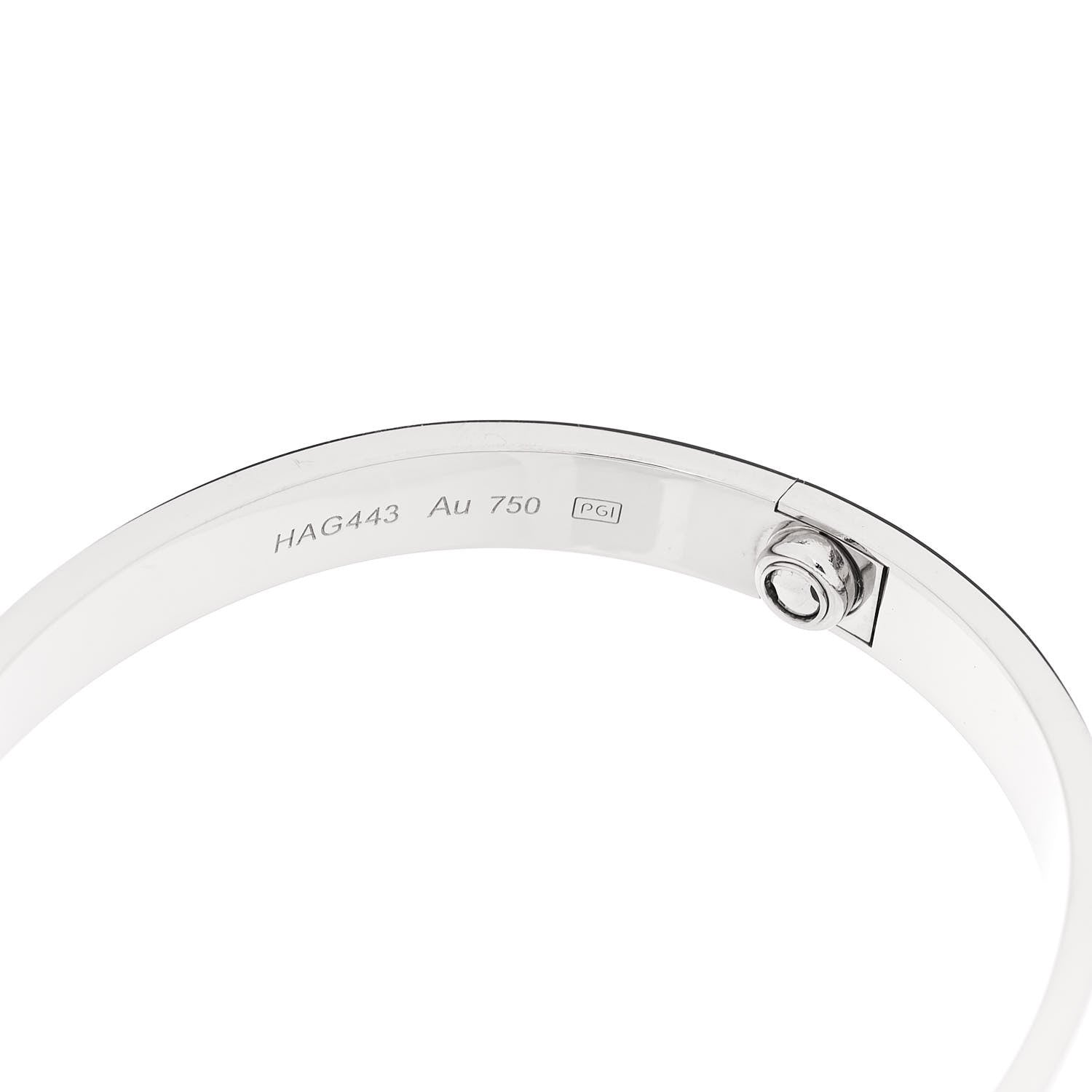 Cartier 18K White Gold LOVE Bracelet 16 7 of 9
