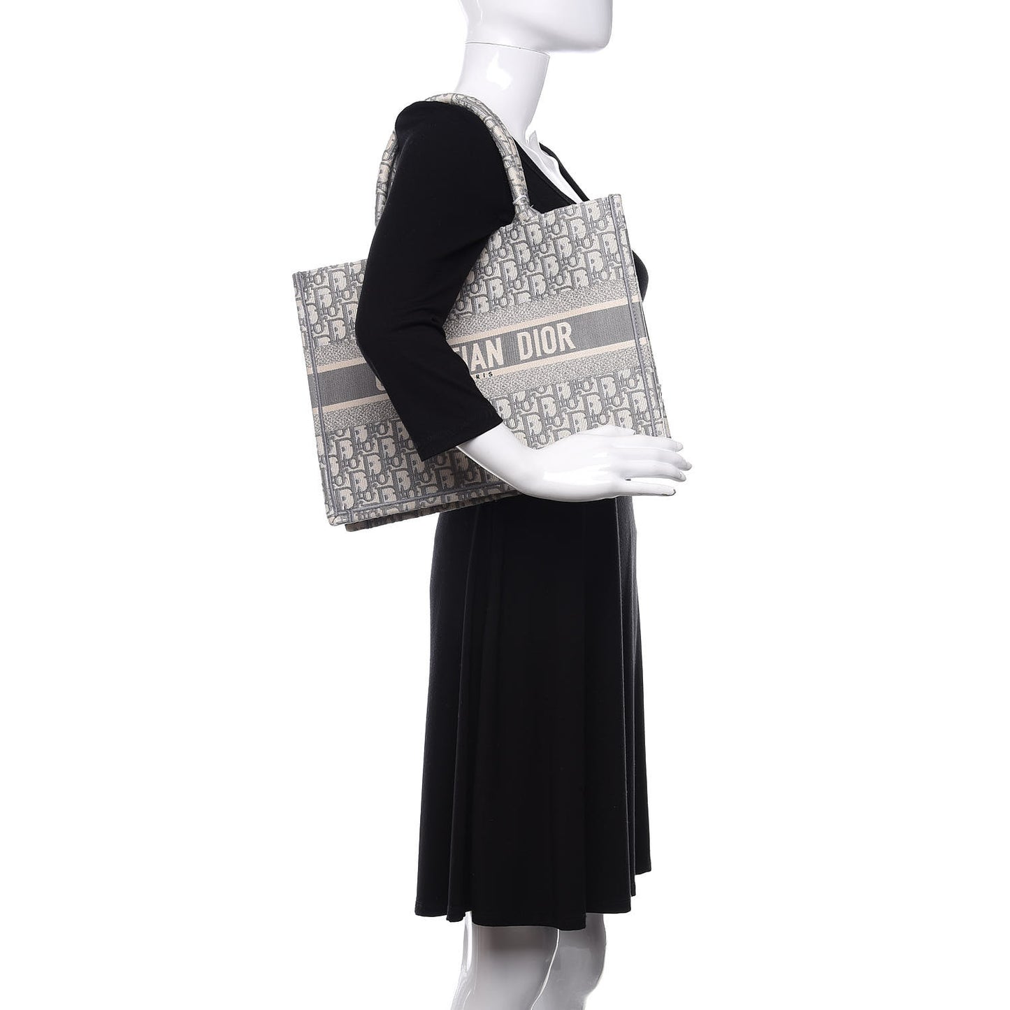 Oblique Medium Book Tote Grey