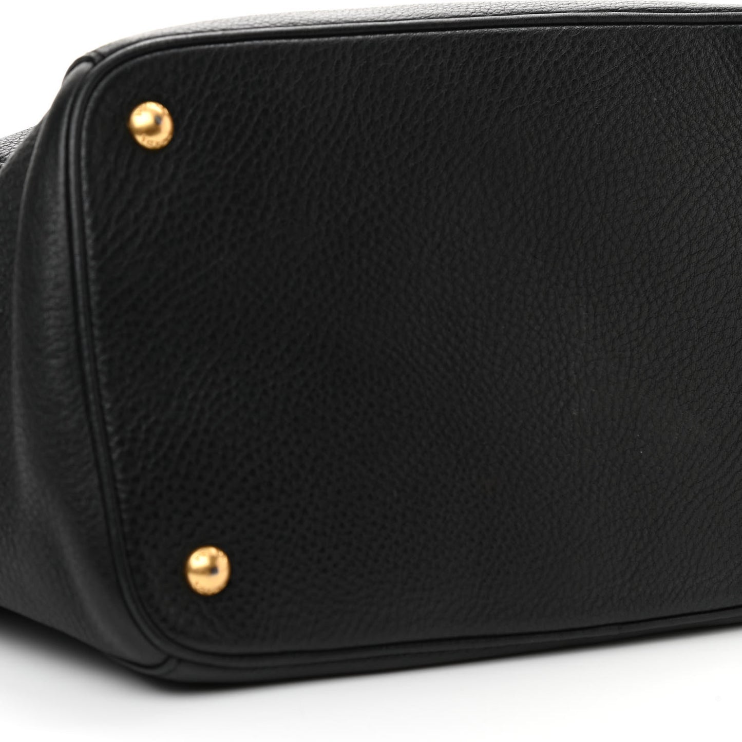 Vitello Daino Tote Black