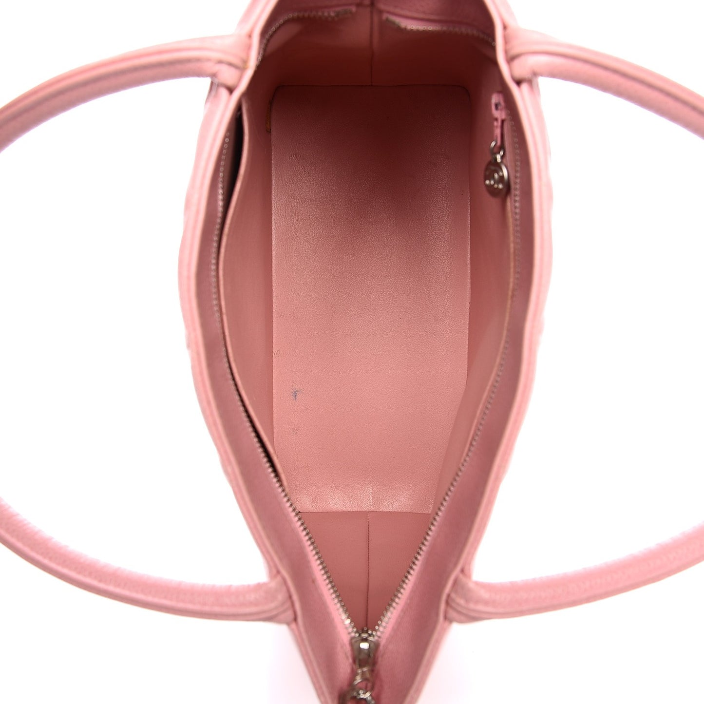 Caviar Quilted Medallion Tote Light Pink
