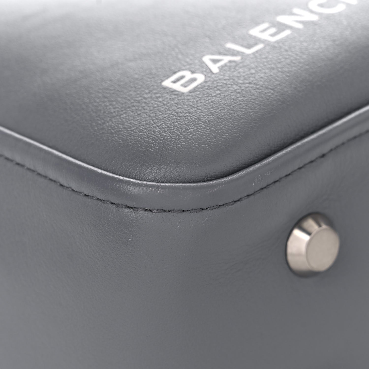 Balenciaga Calfskin S Triangle Duffle Grey 7 of 15