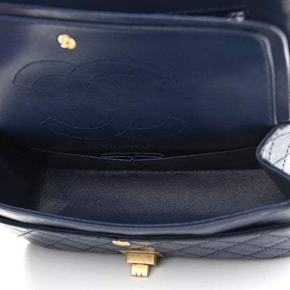 Chanel Aged Calfskin Quilted 2.55 Reissue 225 Flap Navy 5 of 13