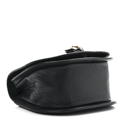 Chloe Calfskin Mini Alphabet Saddle Bag Black 4 of 9