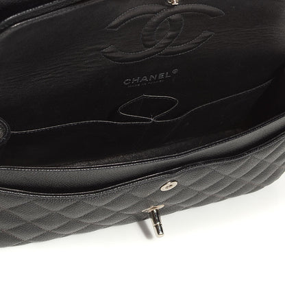 Chanel Caviar Quilted Medium Double Flap Black 5 of 8