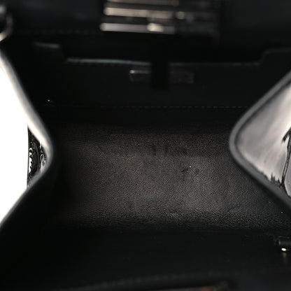 Tom Ford Patent Cosmo T Lock Chain Bag Black 4 of 7