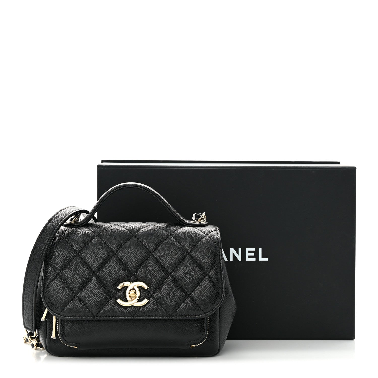 Chanel Caviar Quilted Small Business Affinity Flap Black 16 of 16