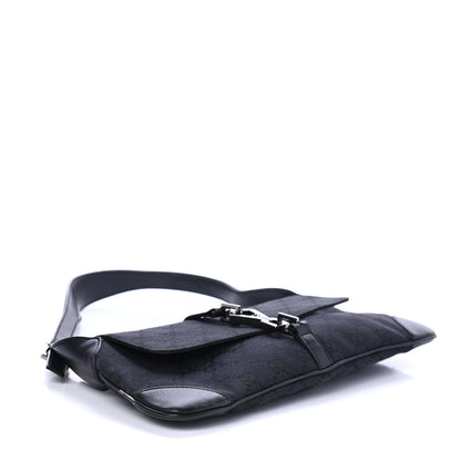 Gucci Monogram GG Small Jackie O Hobo Black 3 of 4