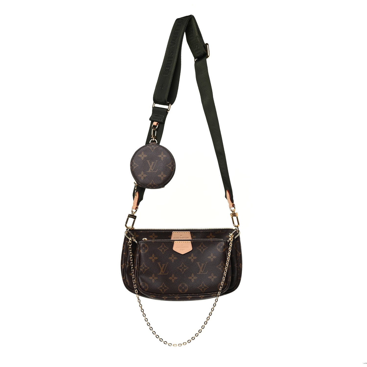 Louis Vuitton Monogram Multi Pochette Accessories Kaki 1 of 4