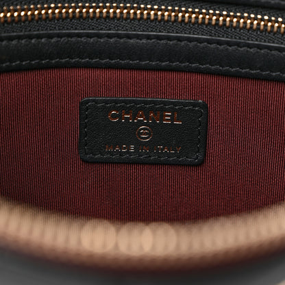 Chanel Caviar Quilted Medium Cosmetic Case Black 6 of 8