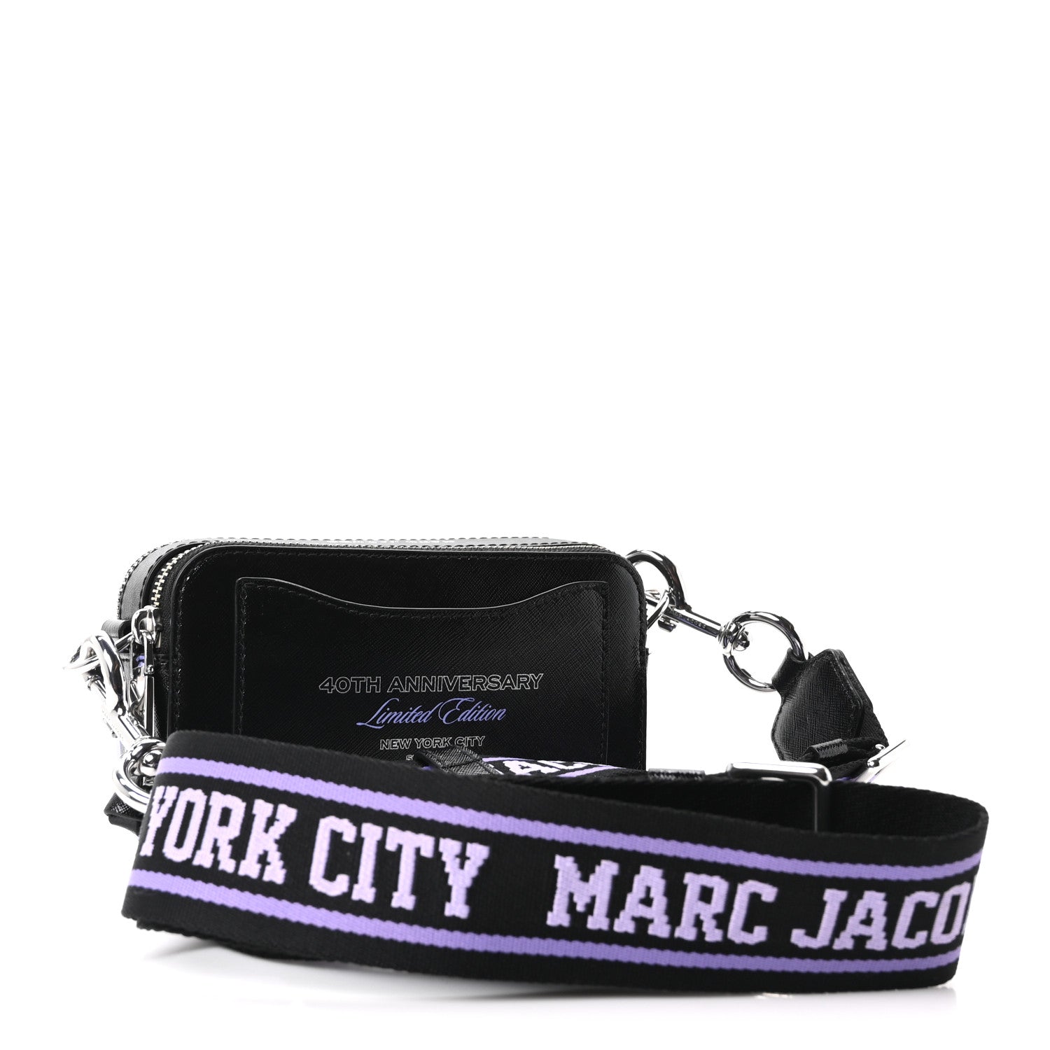 Marc Jacobs X Anna Sui Saffiano Small Snapshot Camera Bag  Black Multicolor 2 of 9