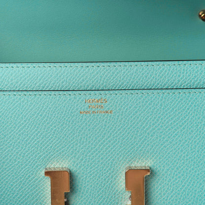 Hermes Epsom Constance Wallet To Go Bleu Atoll 6 of 8
