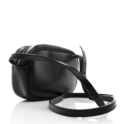 Salvatore Ferragamo Calfskin Gancini Camera Crossbody Bag Black 3 of 9