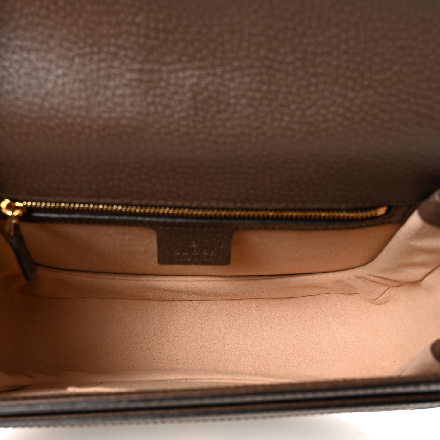 GG Supreme Monogram Web Small Ophidia Flap Messenger Bag Brown