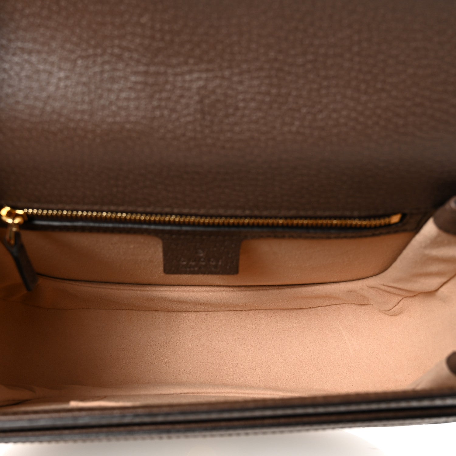 Gucci GG Supreme Monogram Web Small Ophidia Flap Messenger Bag Brown 5 of 10
