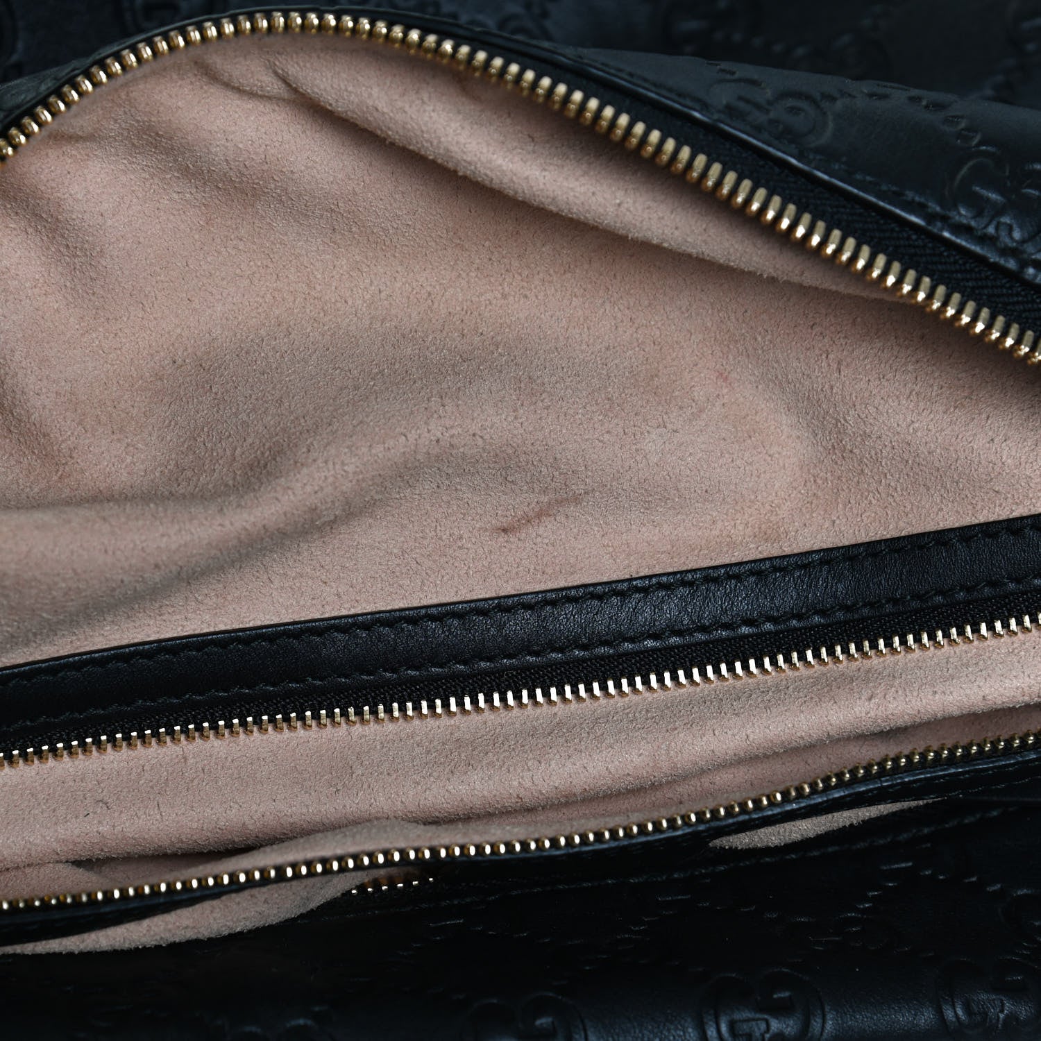 Gucci Guccissima Signature Large Linea A Hobo Black 14 of 14