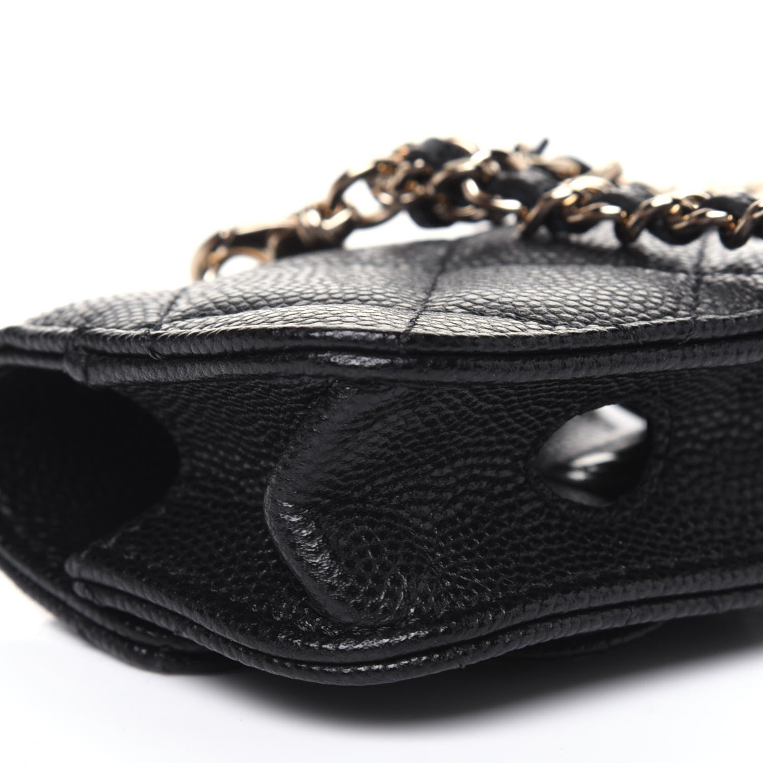 Chanel Caviar Quilted Airpods Pro Case Black 11 of 13