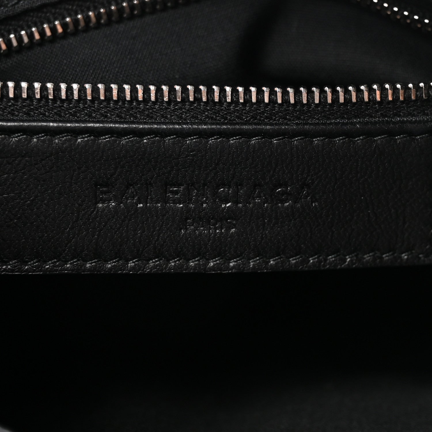 Balenciaga Matte Goatskin Rubber Covered Classic Hardware Mini City Black 7 of 11