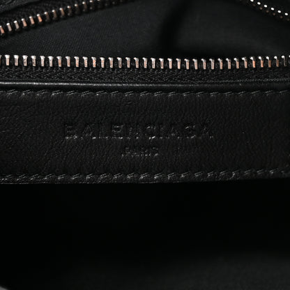Balenciaga Matte Goatskin Rubber Covered Classic Hardware Mini City Black 7 of 11