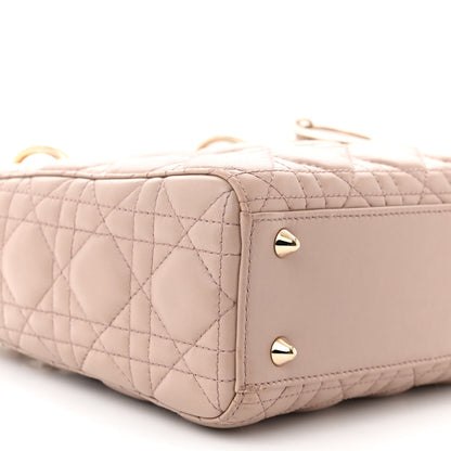 Christian Dior Lambskin Cannage Small My ABCDior Lady Dior Fard 9 of 13
