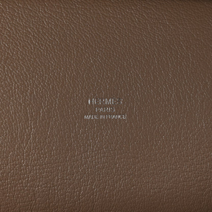 Hermes Taurillon Clemence Jypsiere 28 Etoupe 6 of 11