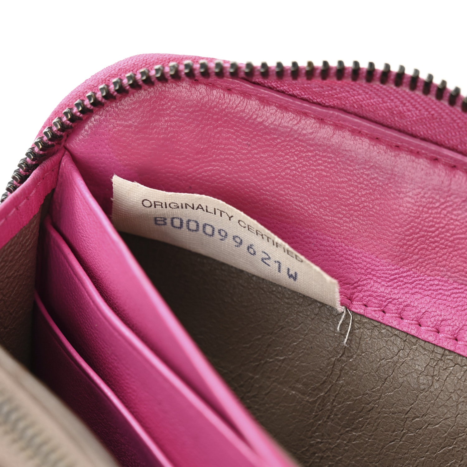 Bottega Veneta Nappa Intrecciato Zip Around Wallet Violet Fuxia 7 of 11