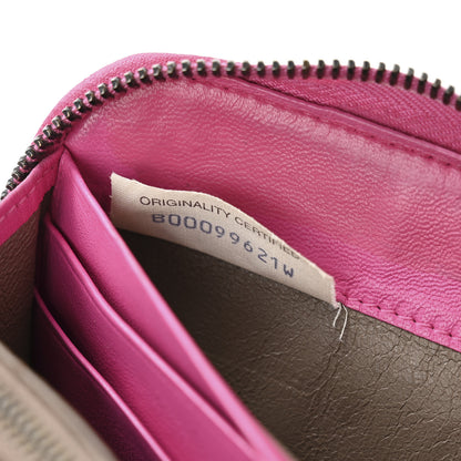 Bottega Veneta Nappa Intrecciato Zip Around Wallet Violet Fuxia 7 of 11
