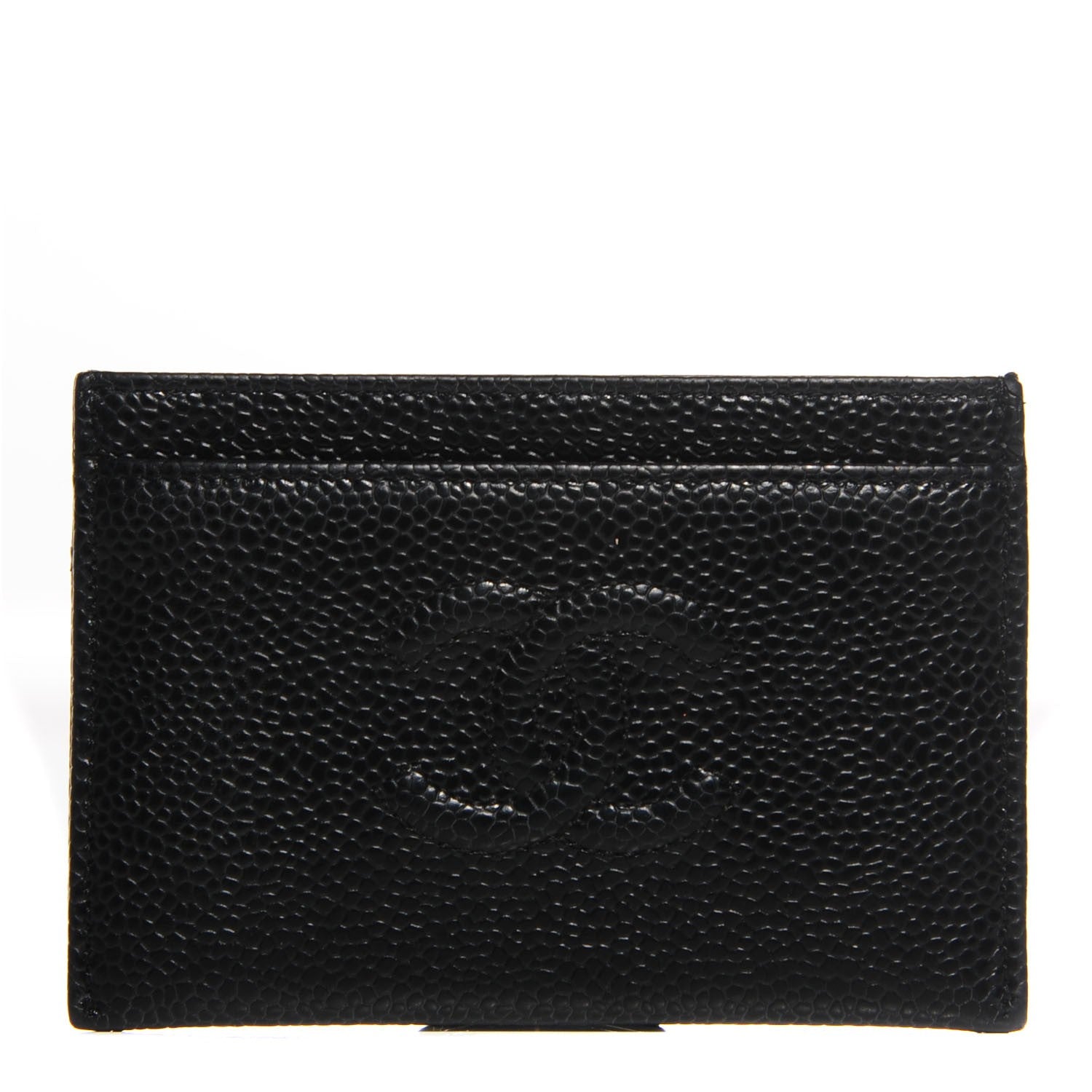 Chanel Caviar Timeless CC Card Holder Black 1 of 8