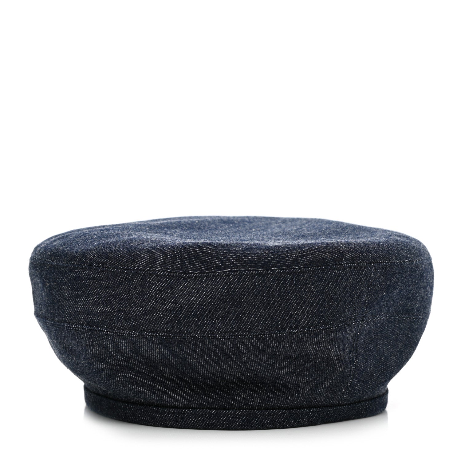 Hermes Denim Saint Honore Beret 56 Indigo 1 of 9