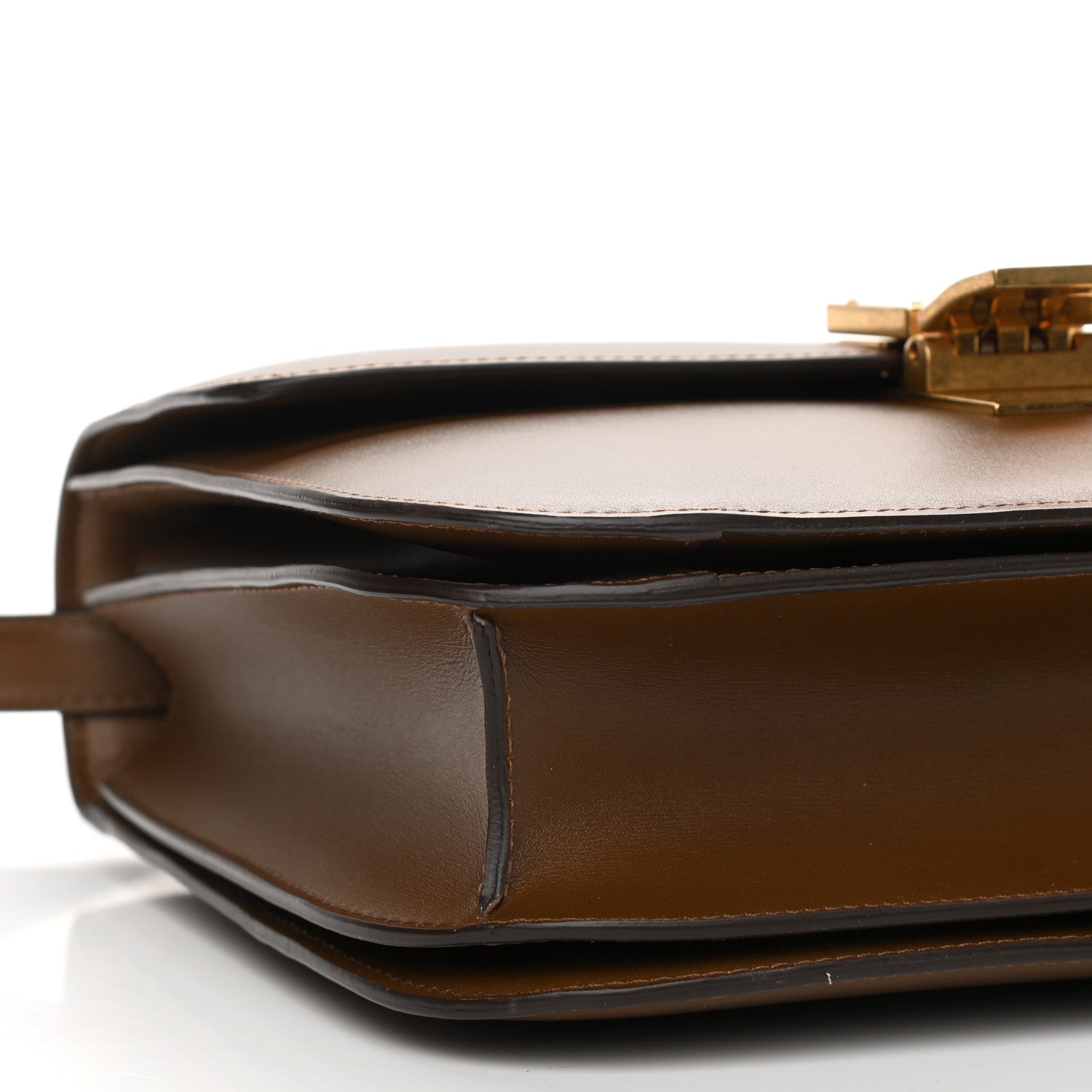 Celine Box Calfskin Medium Classic Box Flap Bag Camel 10 of 13
