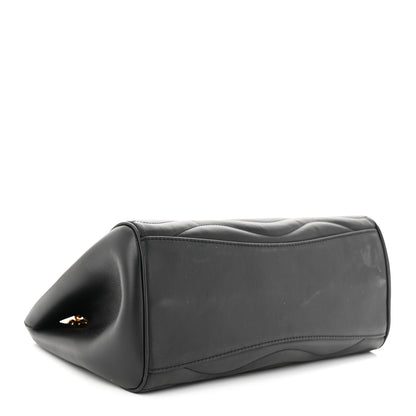 Louis Vuitton Calfskin New Wave Chain Tote Black 4 of 13