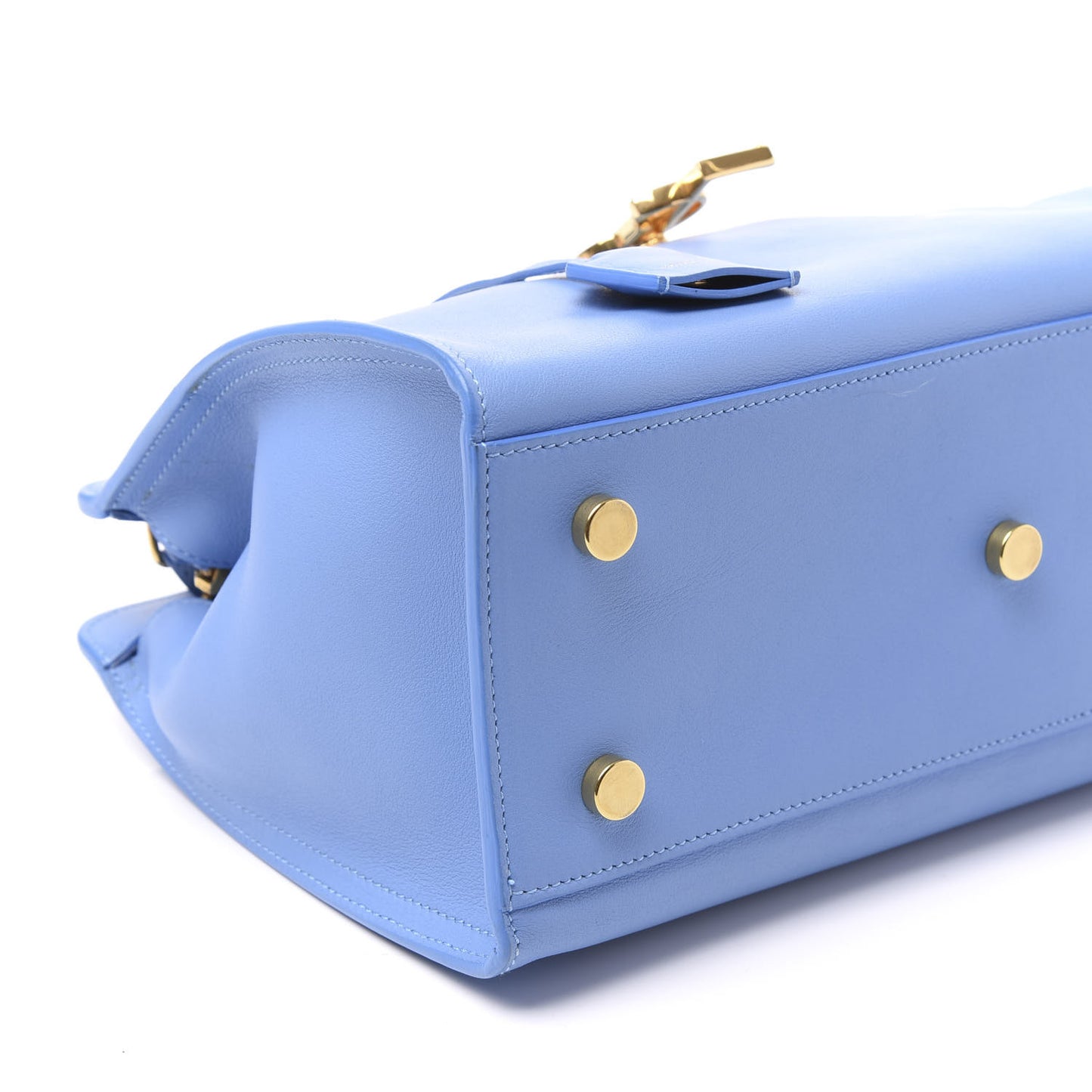 Calfskin Monogram Baby Cabas Blue Glacier