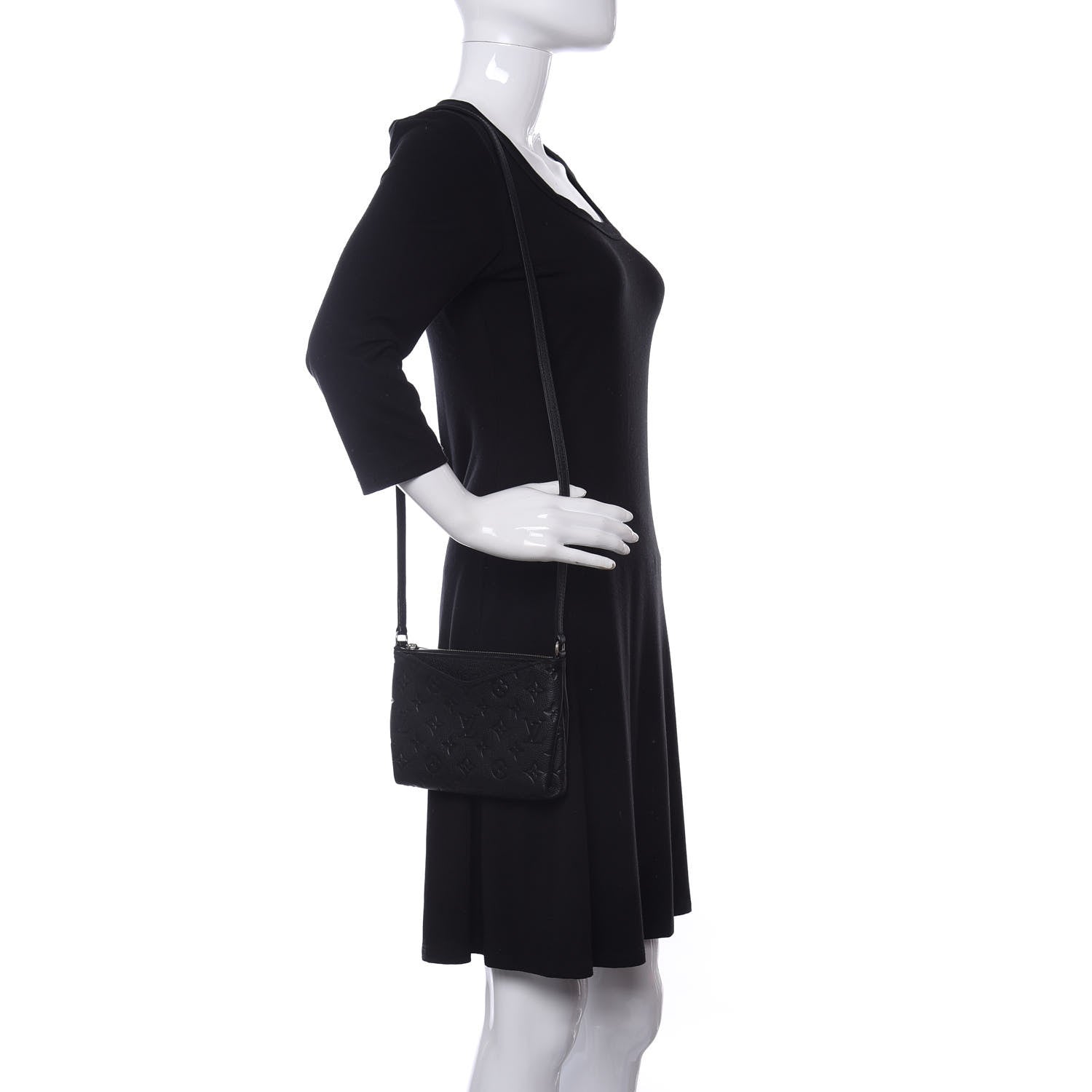 Louis Vuitton Empreinte Pallas Crossbody Black 2 of 10