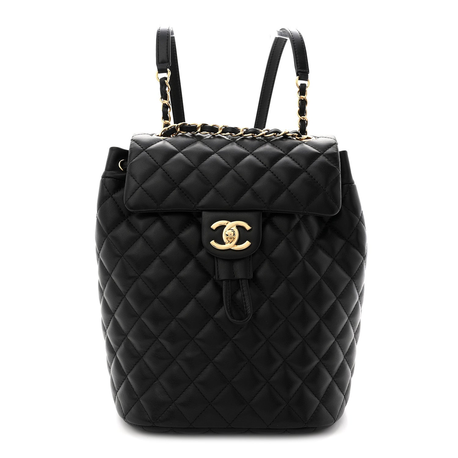 Chanel Lambskin Quilted Small Urban Spirit Backpack Black 1 of 10