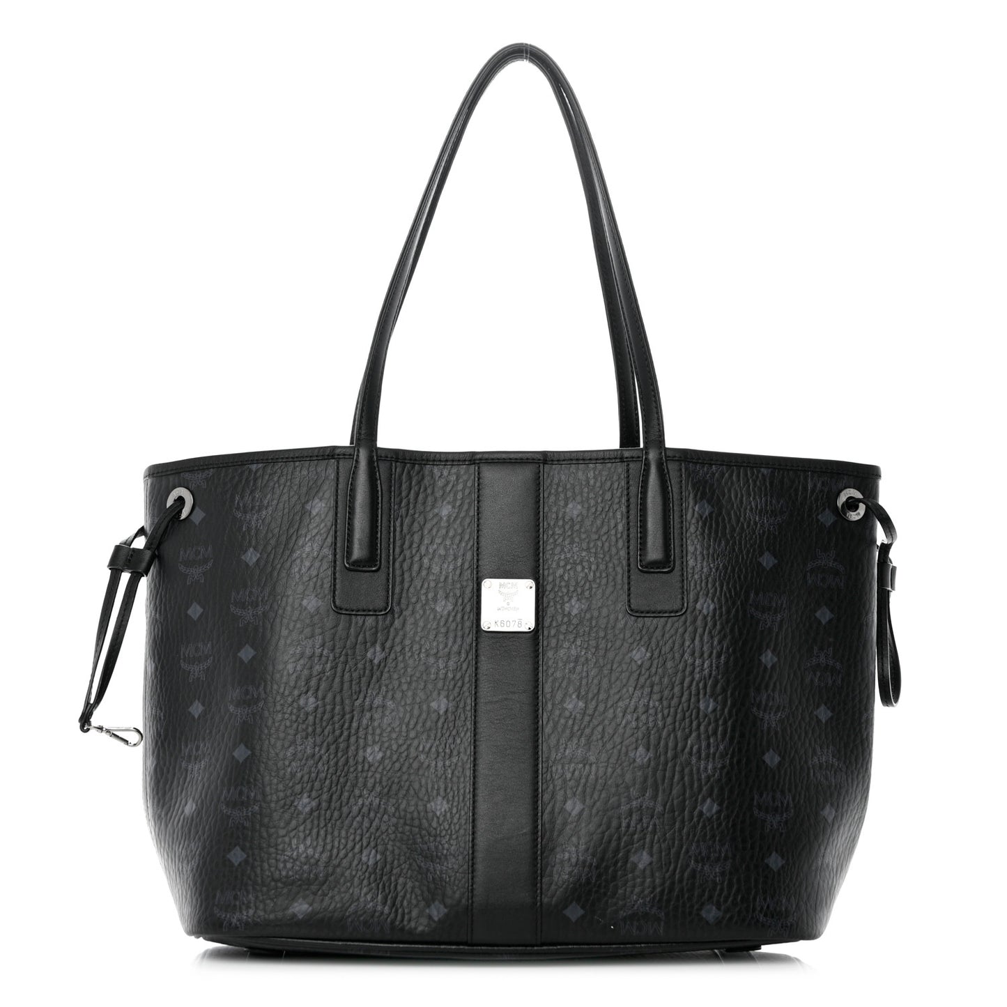 Visetos Medium Liz Reversible Shopper Tote Black
