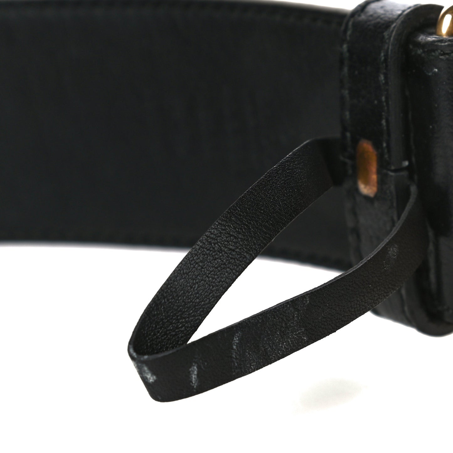 Textured Calfskin Double G 40mm Belt 95 38 Black