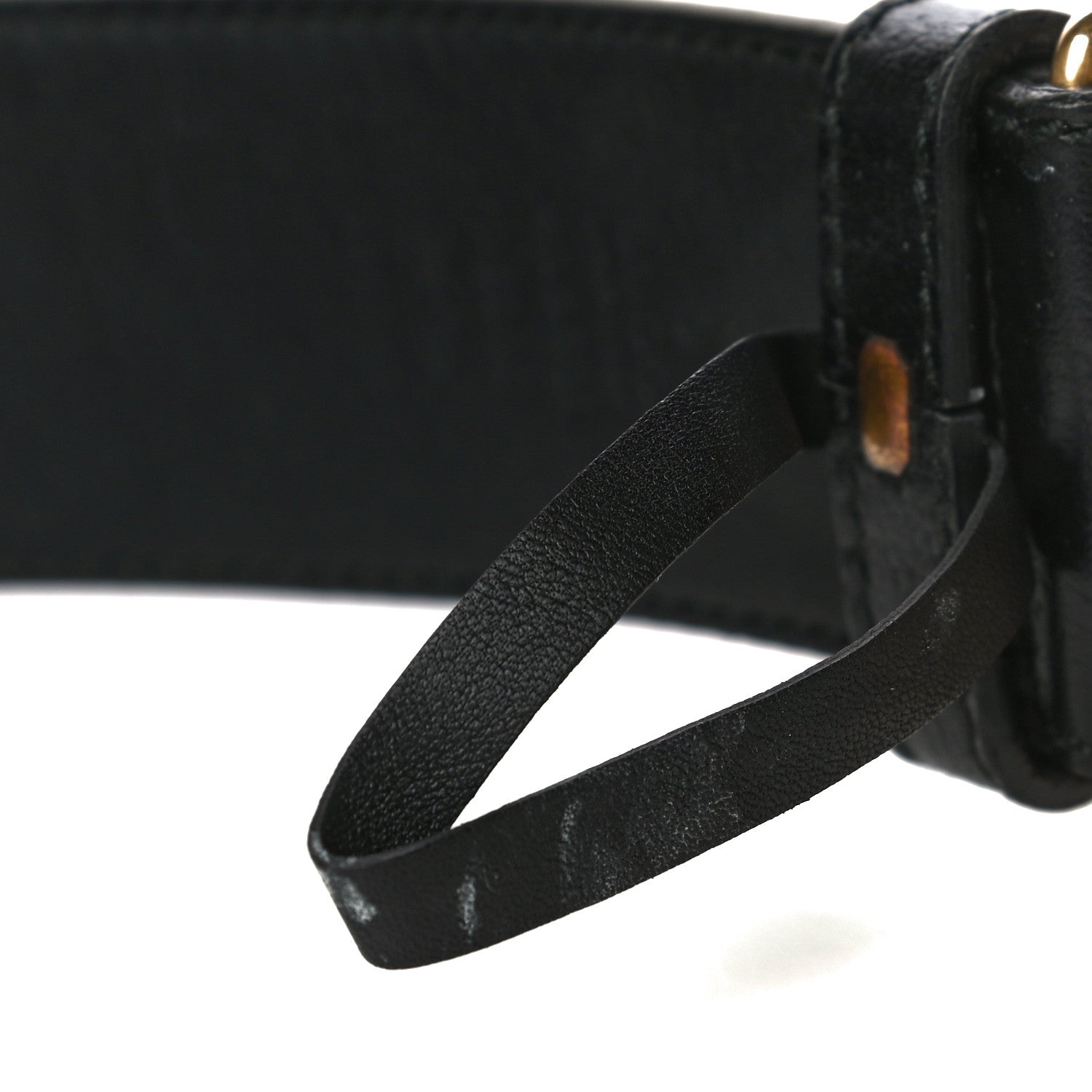 Gucci Textured Calfskin Double G 40mm Belt 95 38 Black 9 of 11