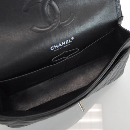 Chanel Caviar Quilted Medium Double Flap Black 7 of 8