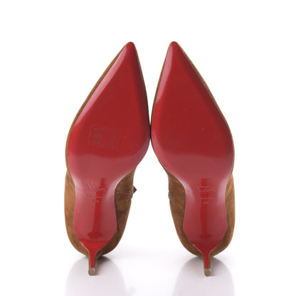 Christian Louboutin Veau Velours So Kate Booty 85 Ankle Boots 39 Ecureuil 5 of 8