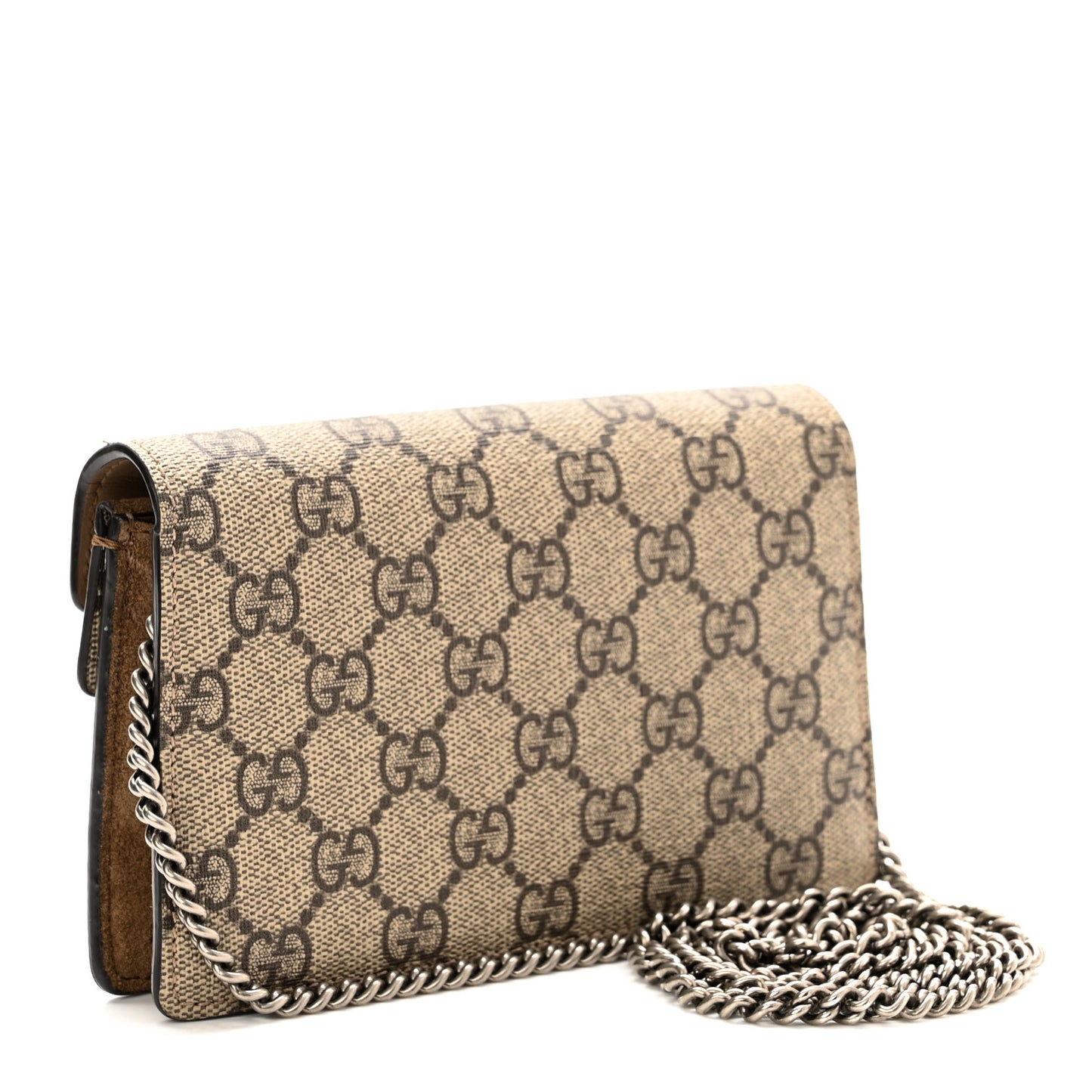GG Supreme Monogram Super Mini Dionysus Shoulder Bag Taupe