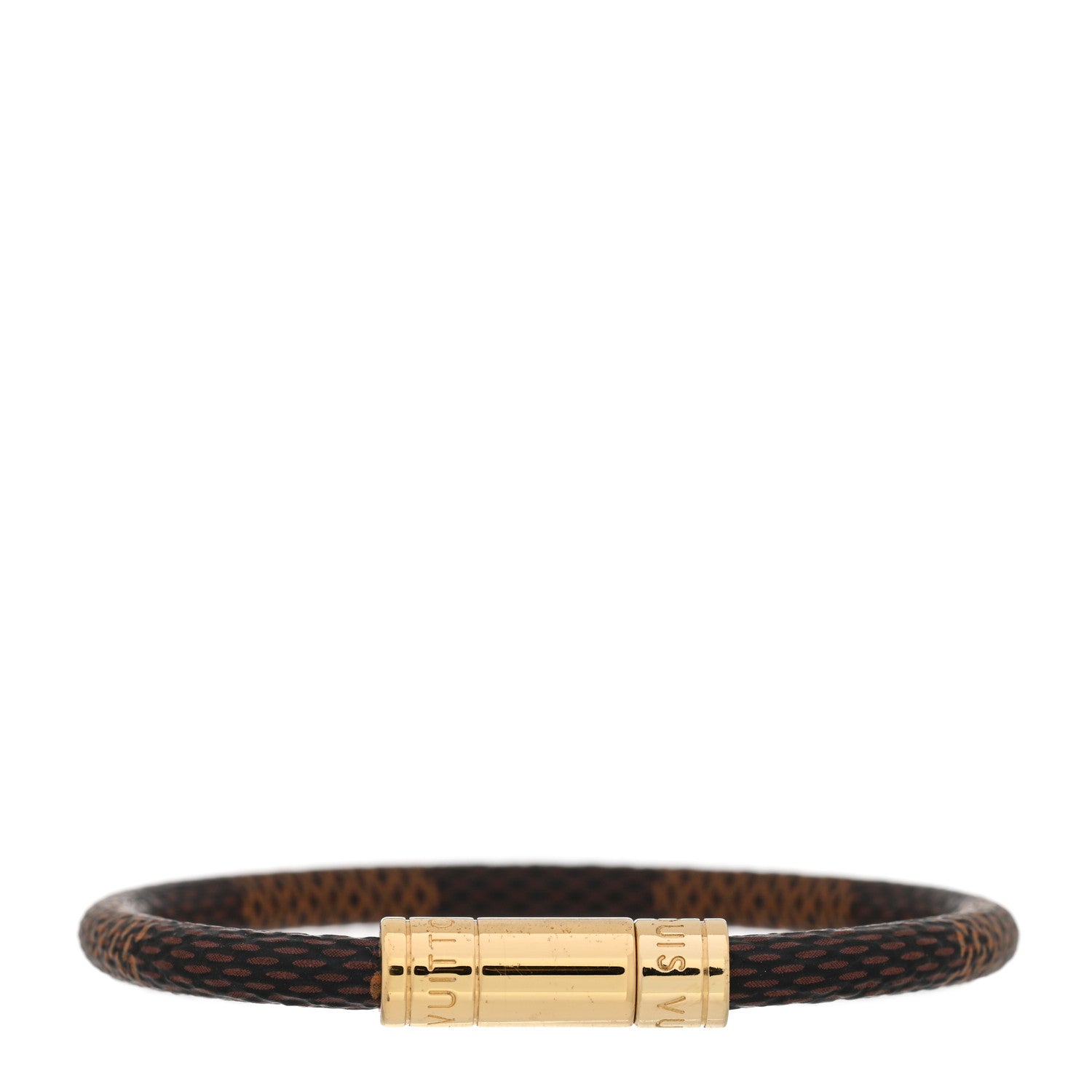 Louis Vuitton Damier Ebene Keep It Bracelet 17 1 of 6